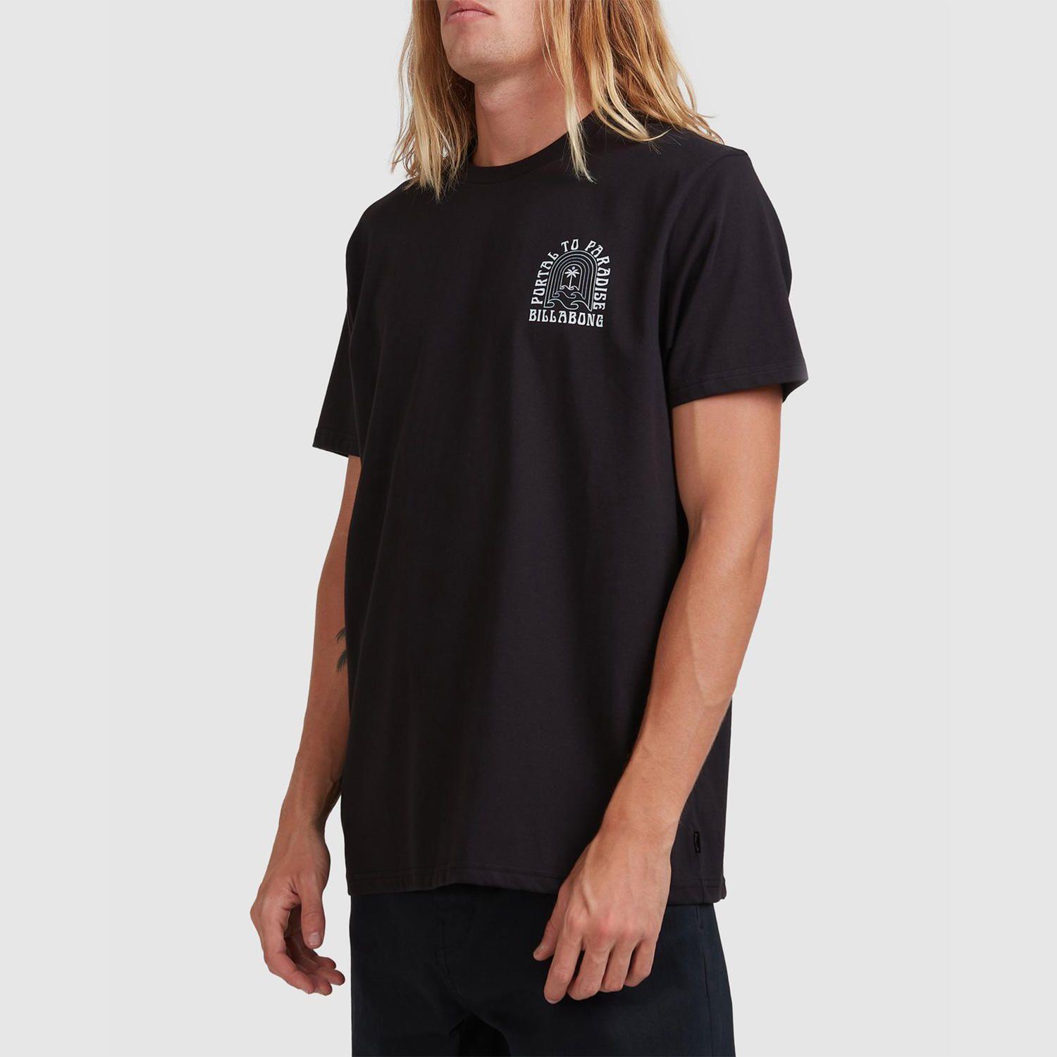 Polera M/C Hombre Portal Ss Negro-1