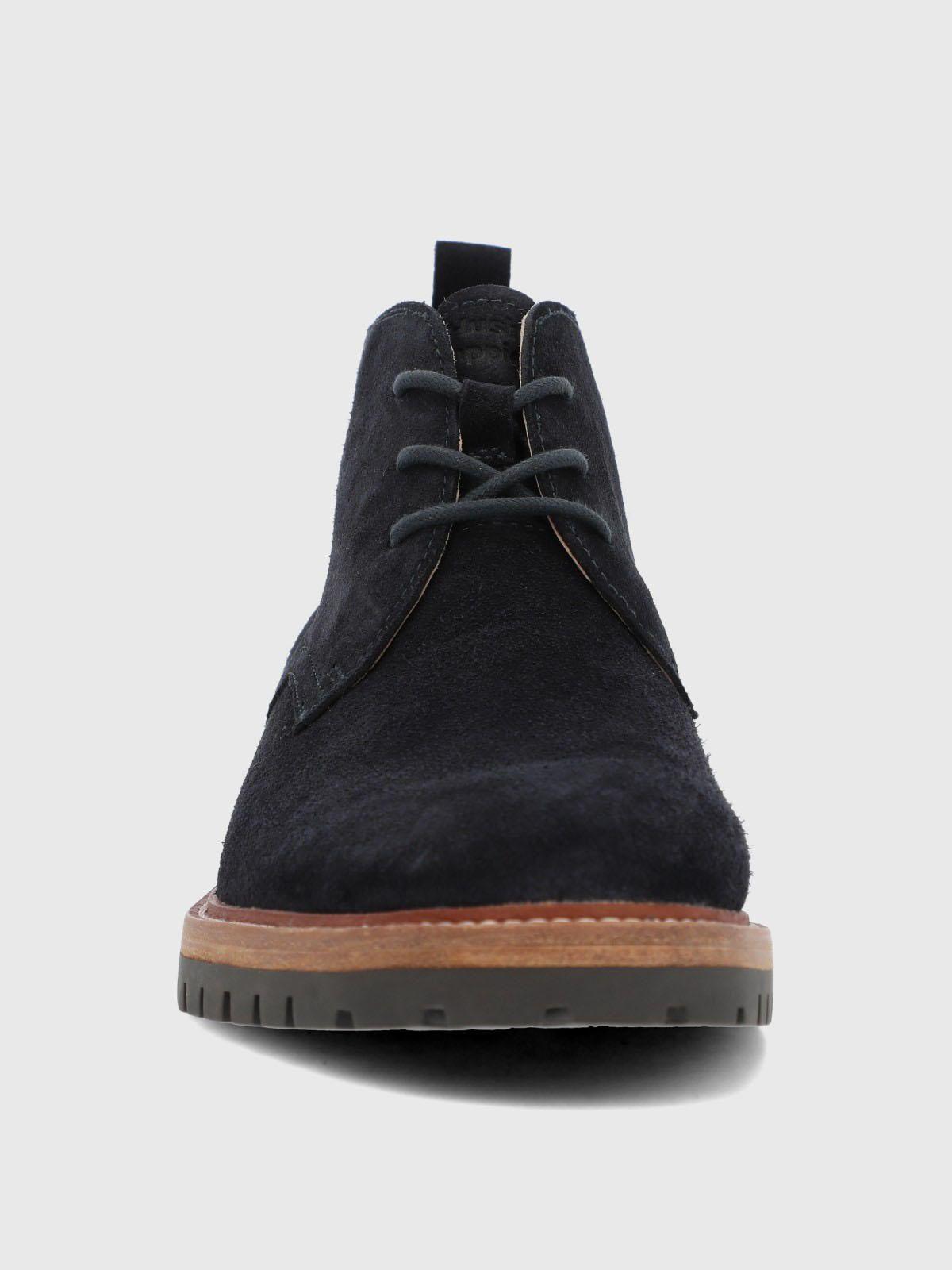 Botin Cuero Hombre Milvio Azul-3