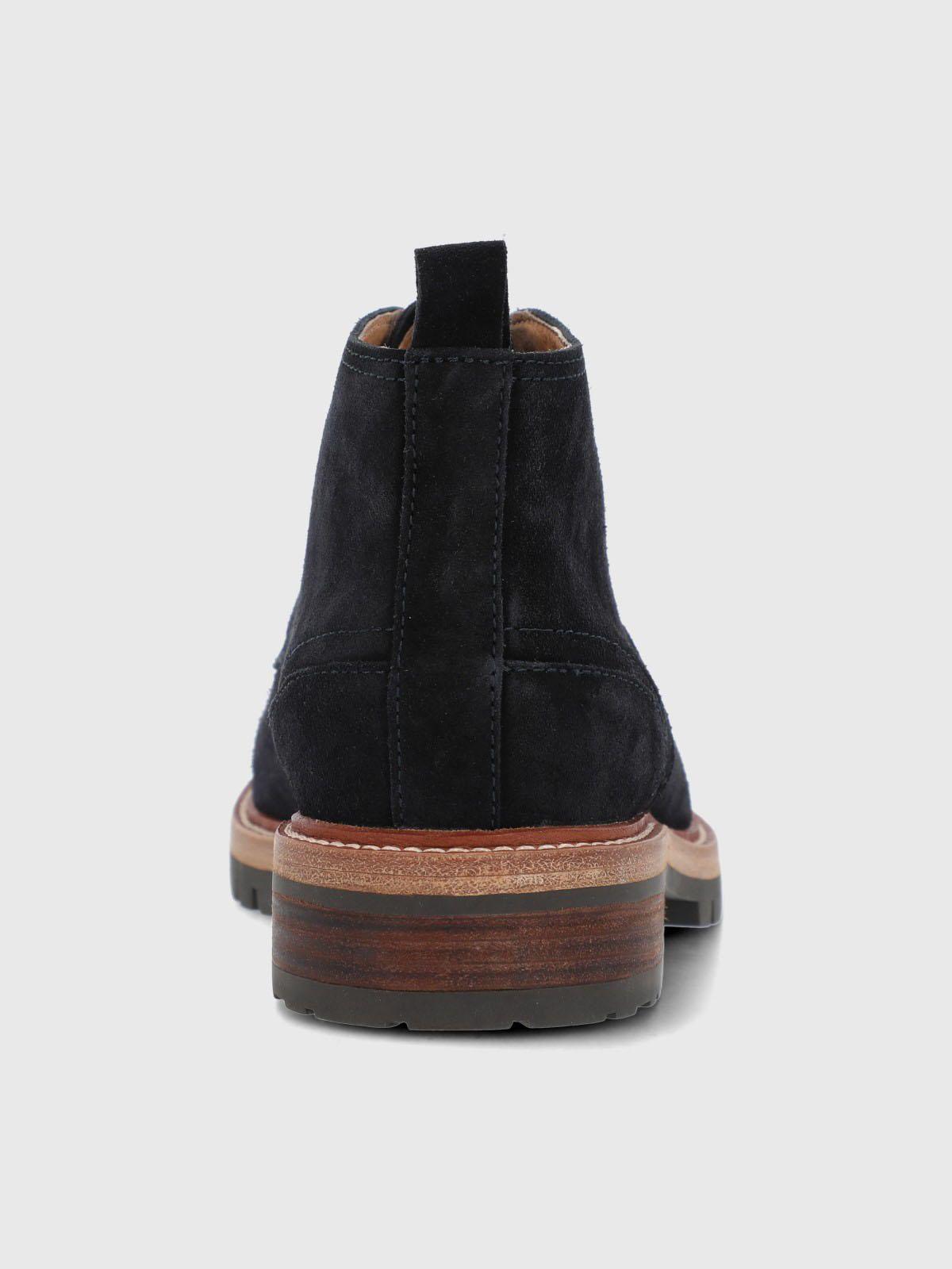 Botin Cuero Hombre Milvio Azul-6