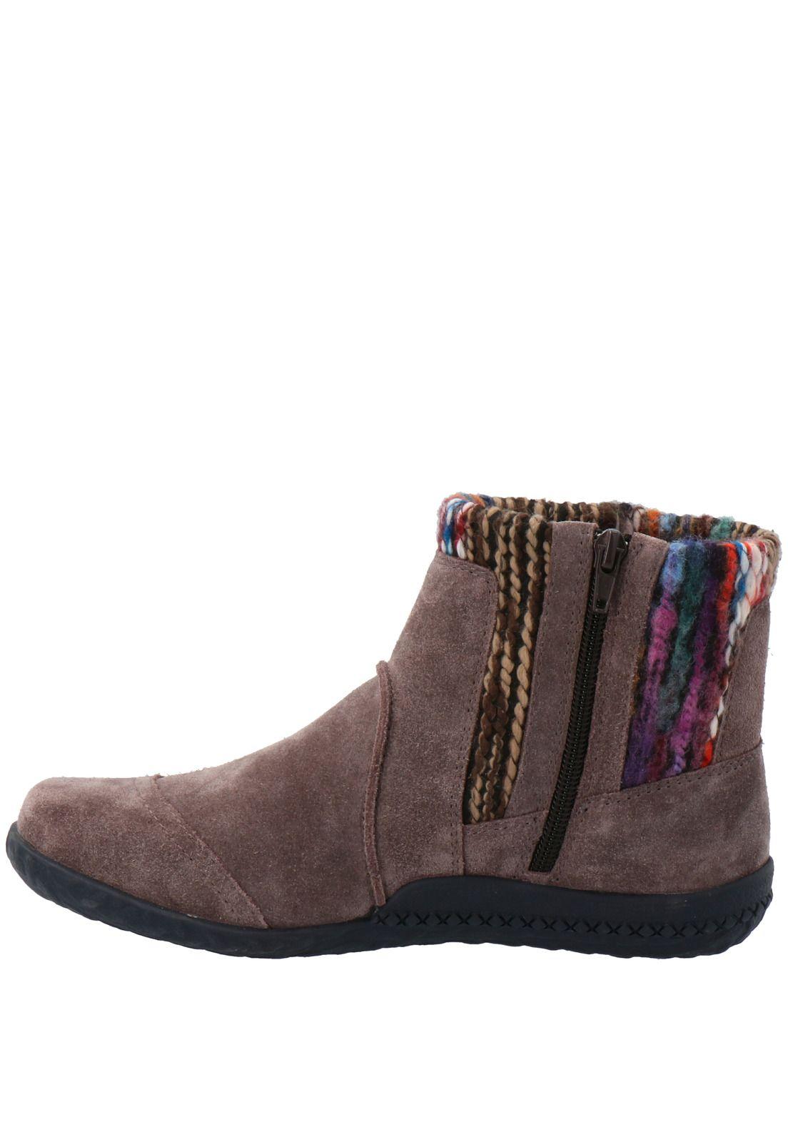 Botín Mujer Cusia Café Claro-4