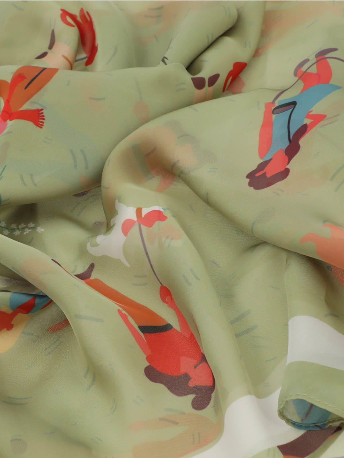 Pañuelo  Mujer Hp Scarf Dogs Multicolor-2