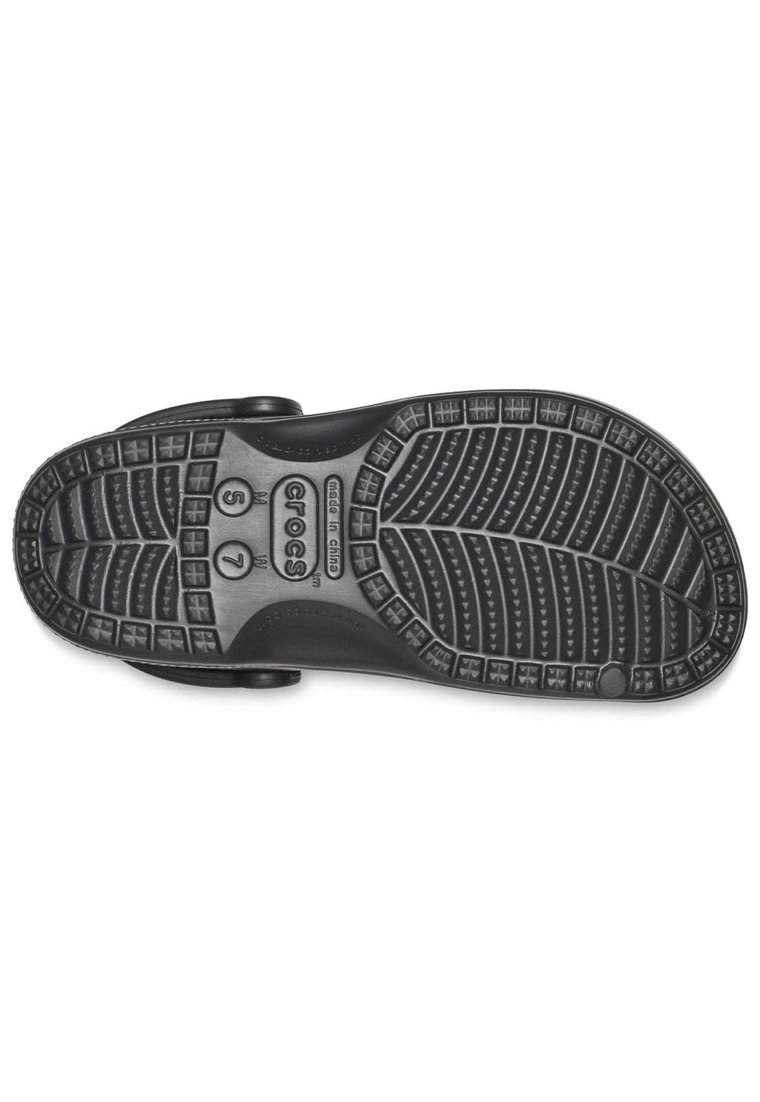 Zueco Crocs Unisex Baya Negro-4