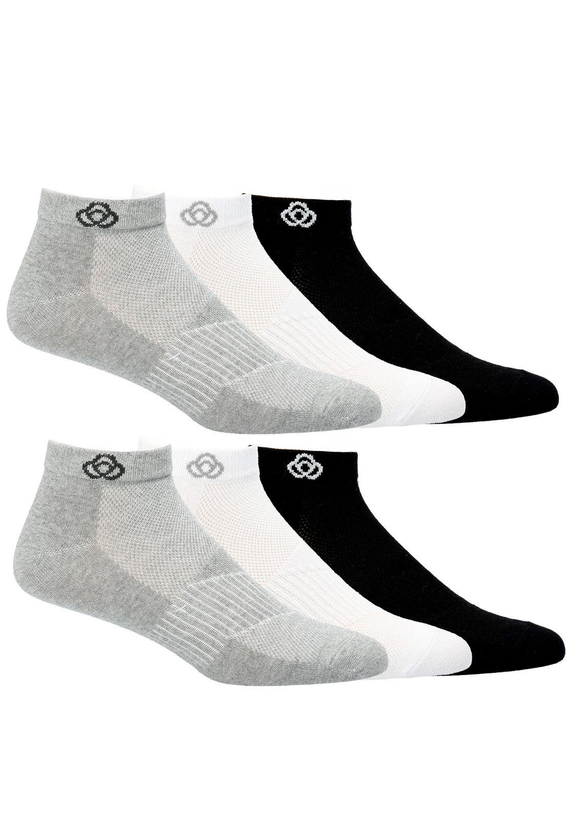 Pack 6 Calcetines Low Cut Hombre Multicolor-0