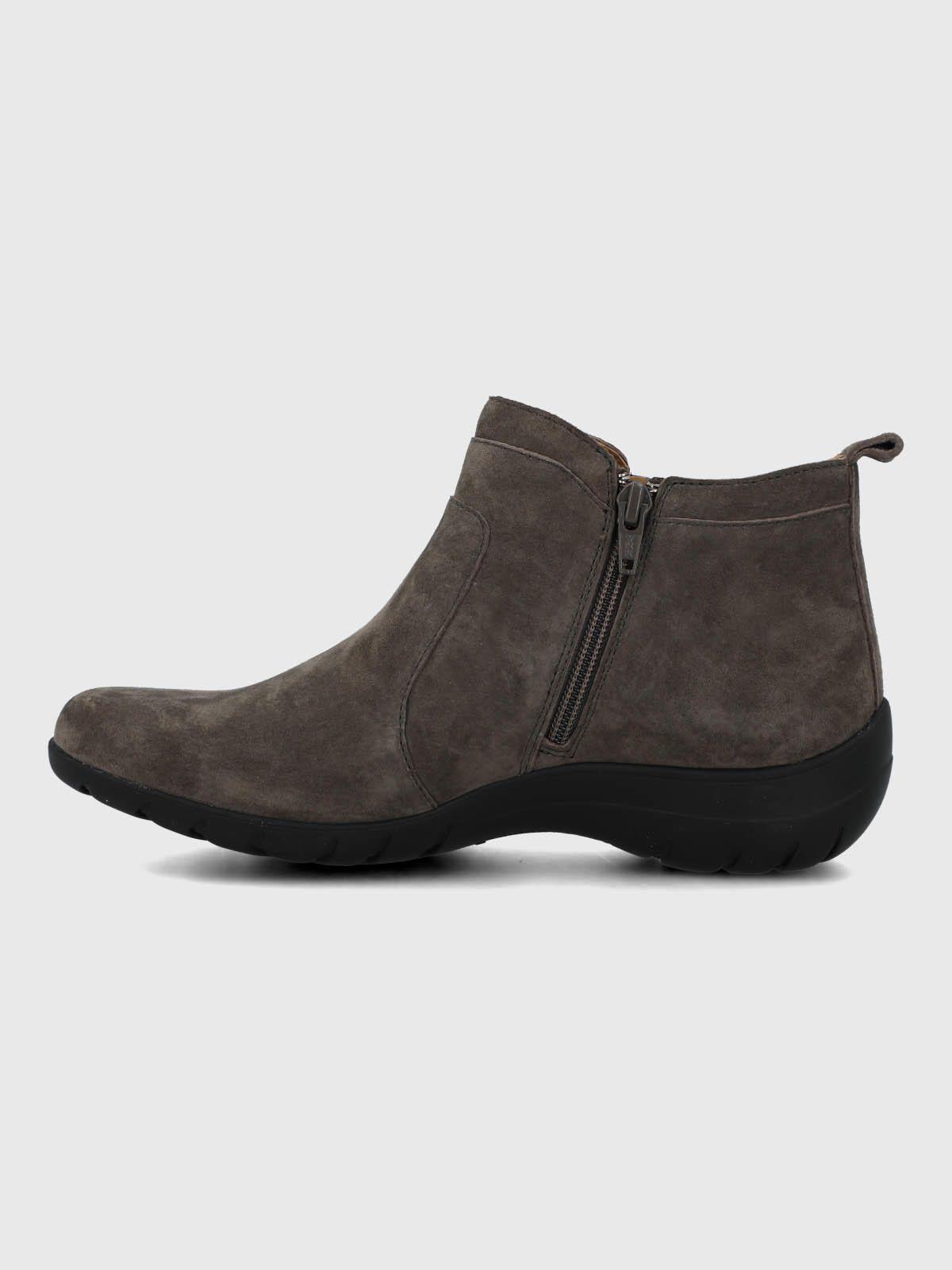Botin Cuero Mujer Ever Gris-5