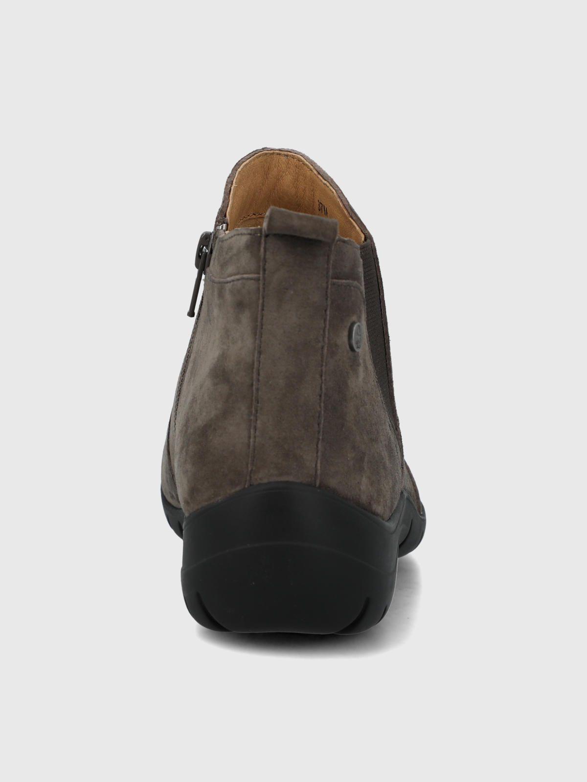 Botin Cuero Mujer Ever Gris-6