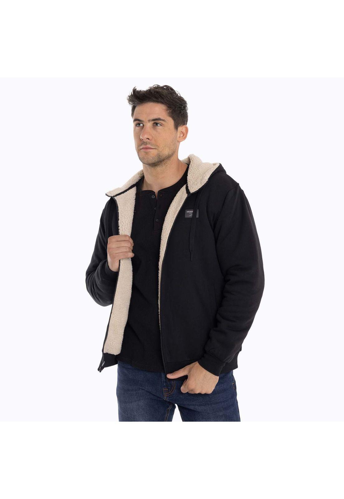 Poleron Hombre Gilla Negro Merrell-0