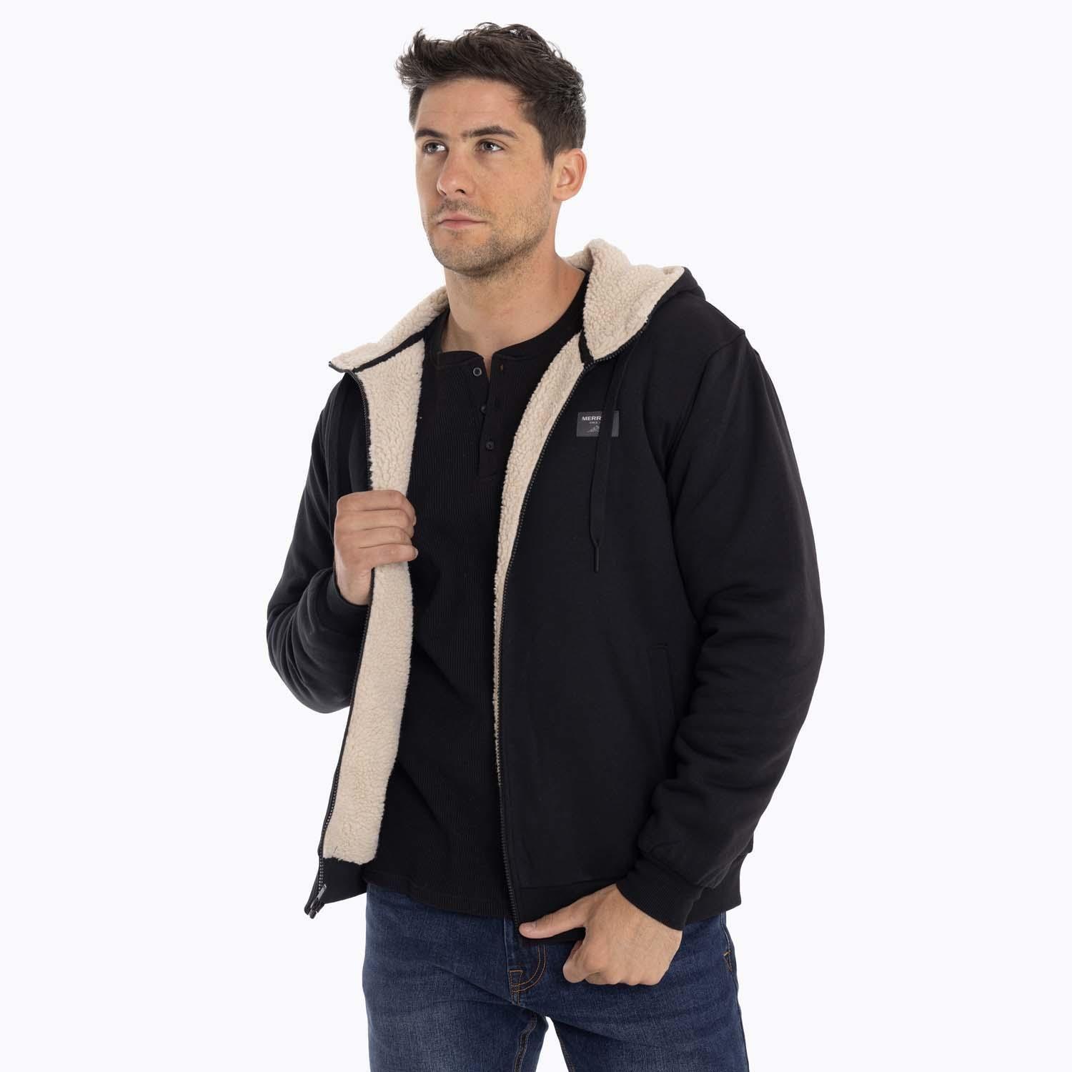 Poleron Hombre Gilla Negro Merrell-0
