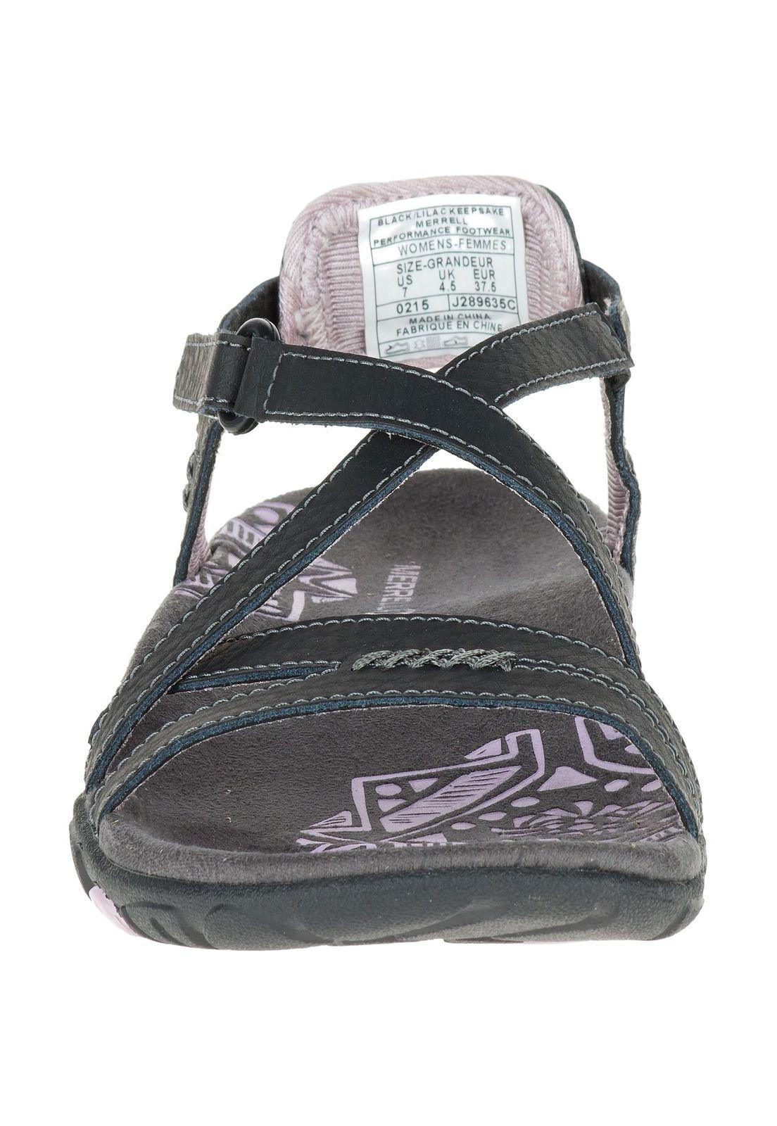 Sandalia Mujer Sandspur Rose Leather Negro-2