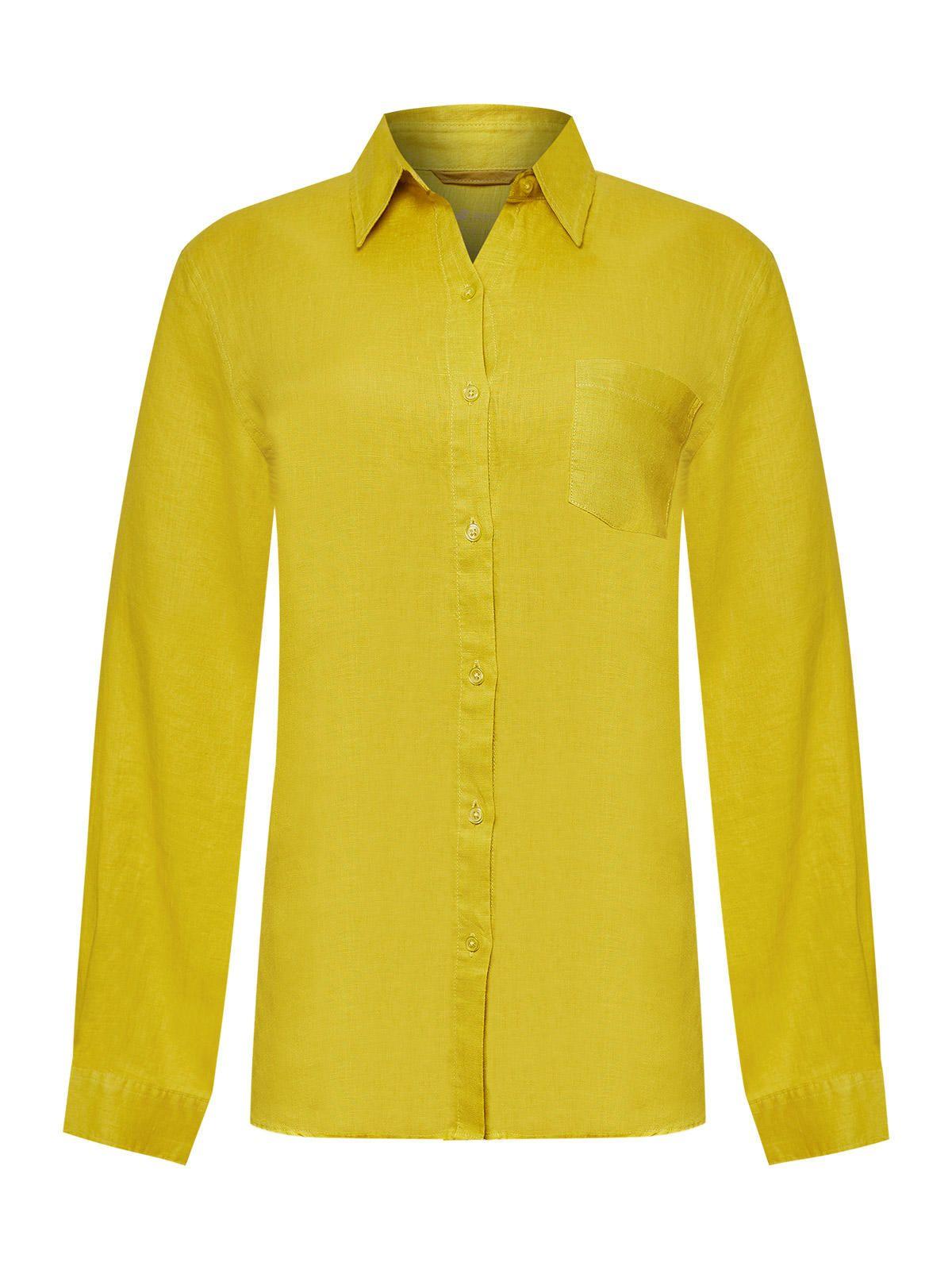 Blusa Lino Orgánico Mujer Lirio Amarillo -0