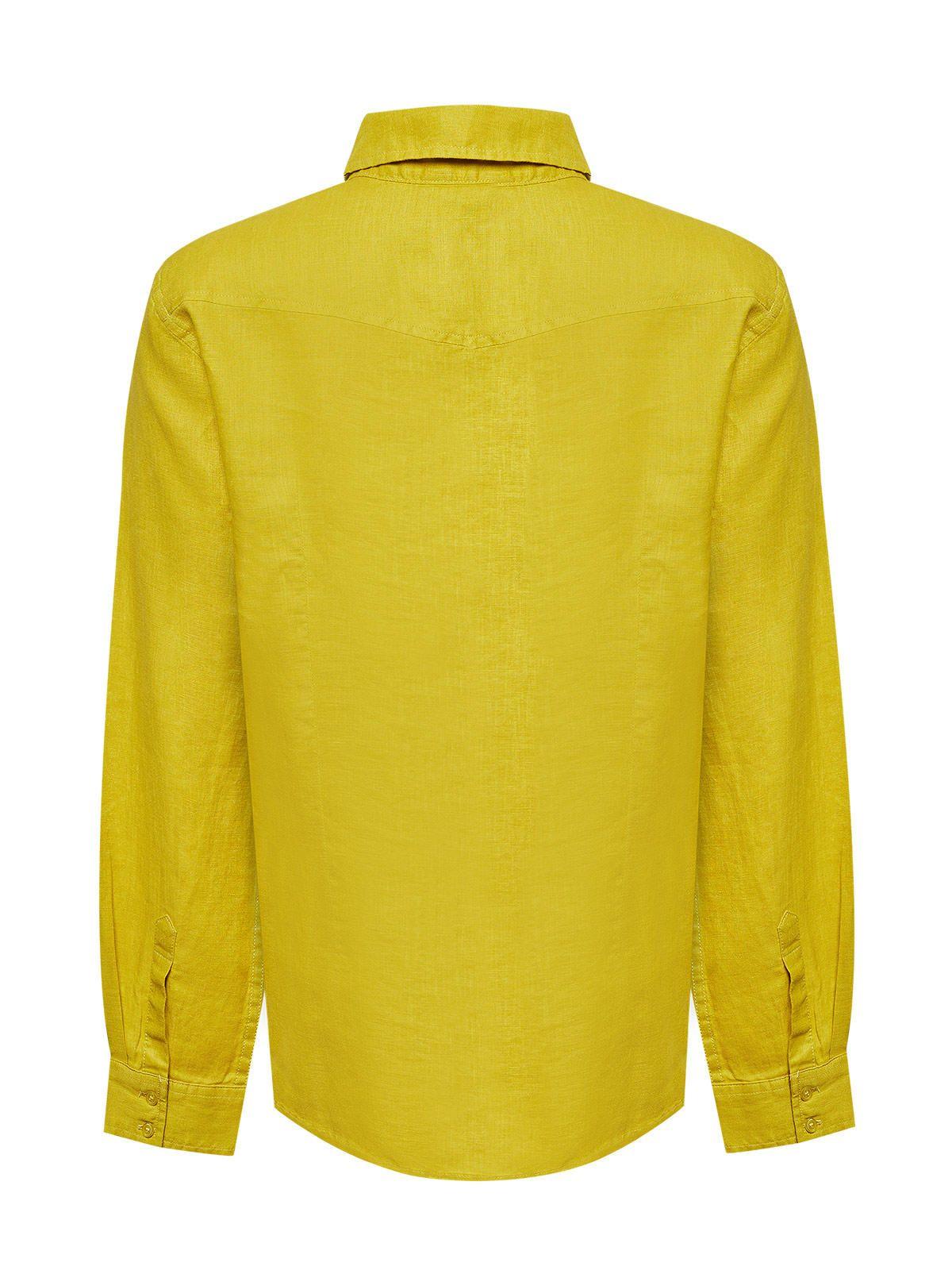Blusa Lino Orgánico Mujer Lirio Amarillo -1