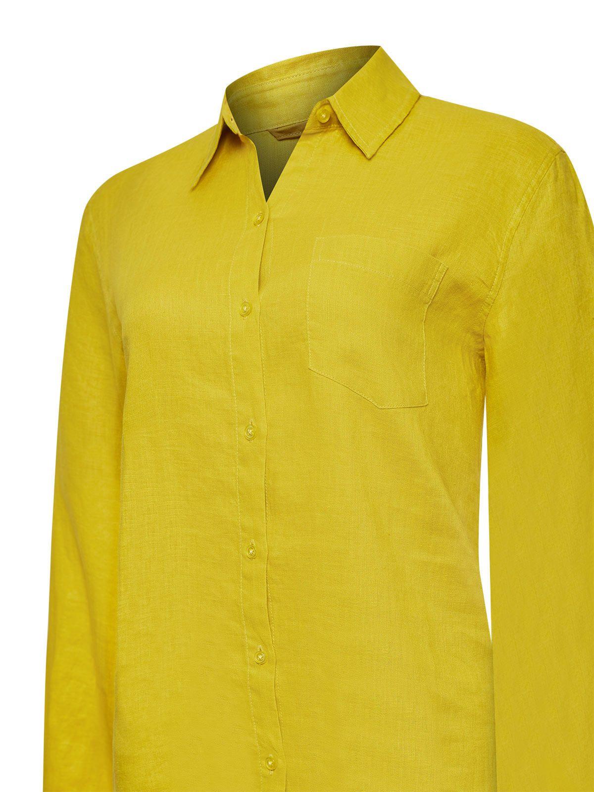 Blusa Lino Orgánico Mujer Lirio Amarillo -3