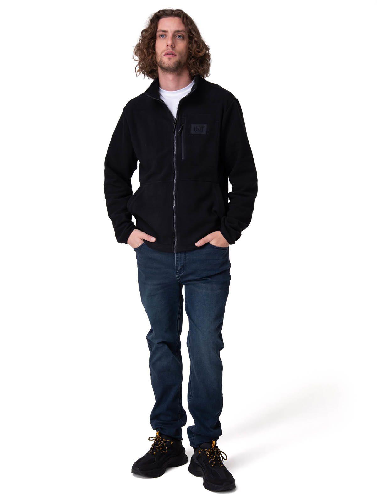 Polar Microfleece Full Zip Negro Hombre-5