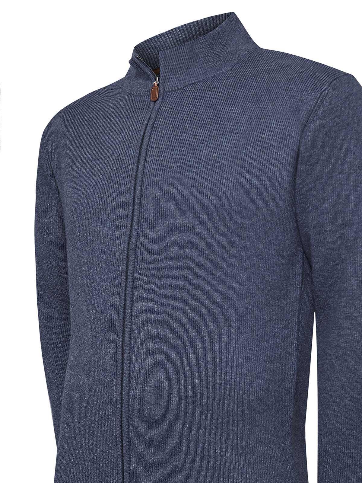 Chaleco Lana Merino Hombre Massafull Celeste-3