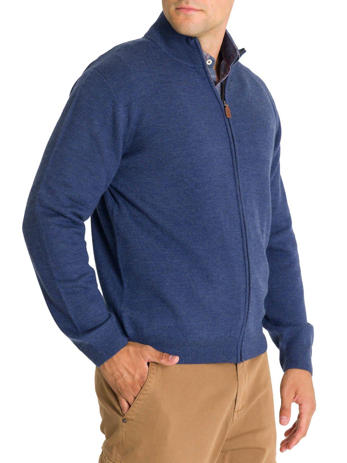 Chaleco Lana Merino Hombre Massafull Celeste-4