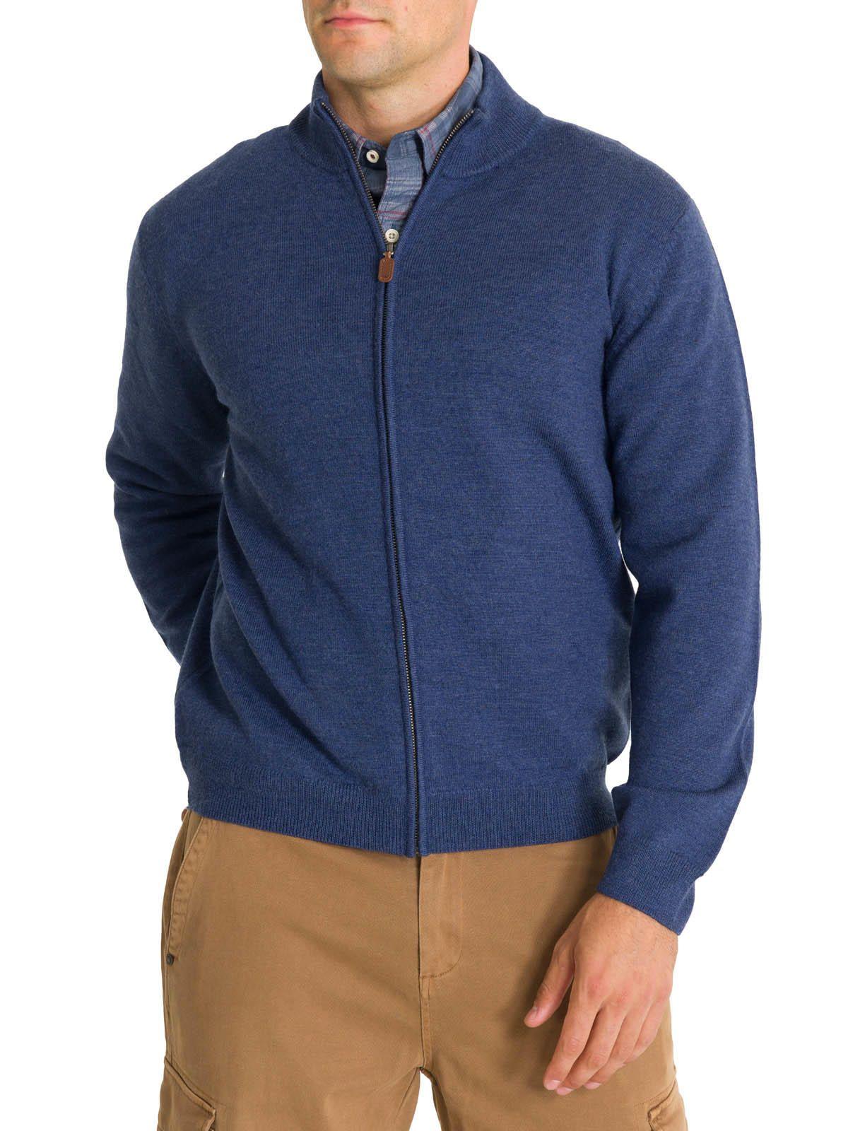 Chaleco Lana Merino Hombre Massafull Celeste-5