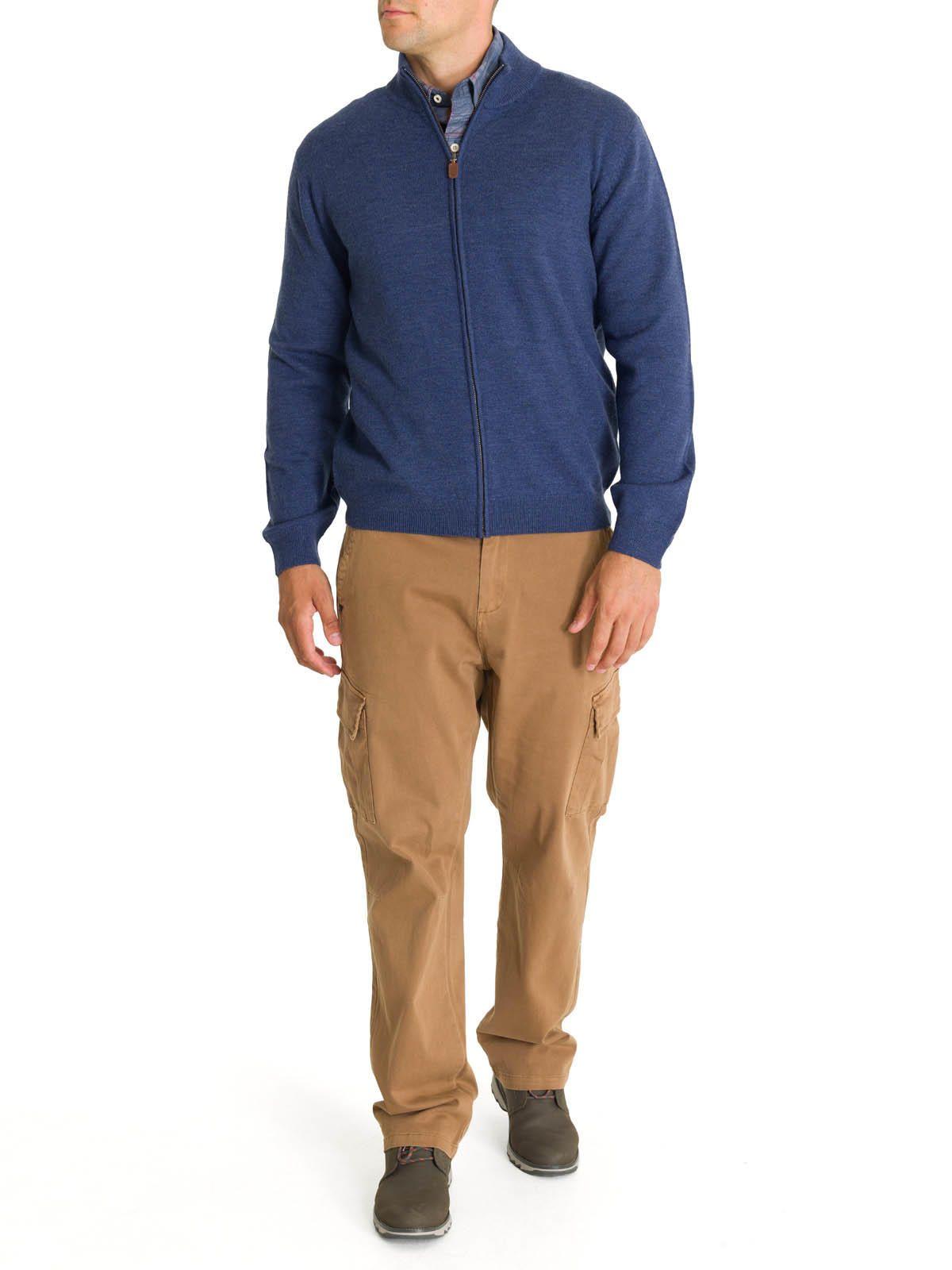 Chaleco Lana Merino Hombre Massafull Celeste-8