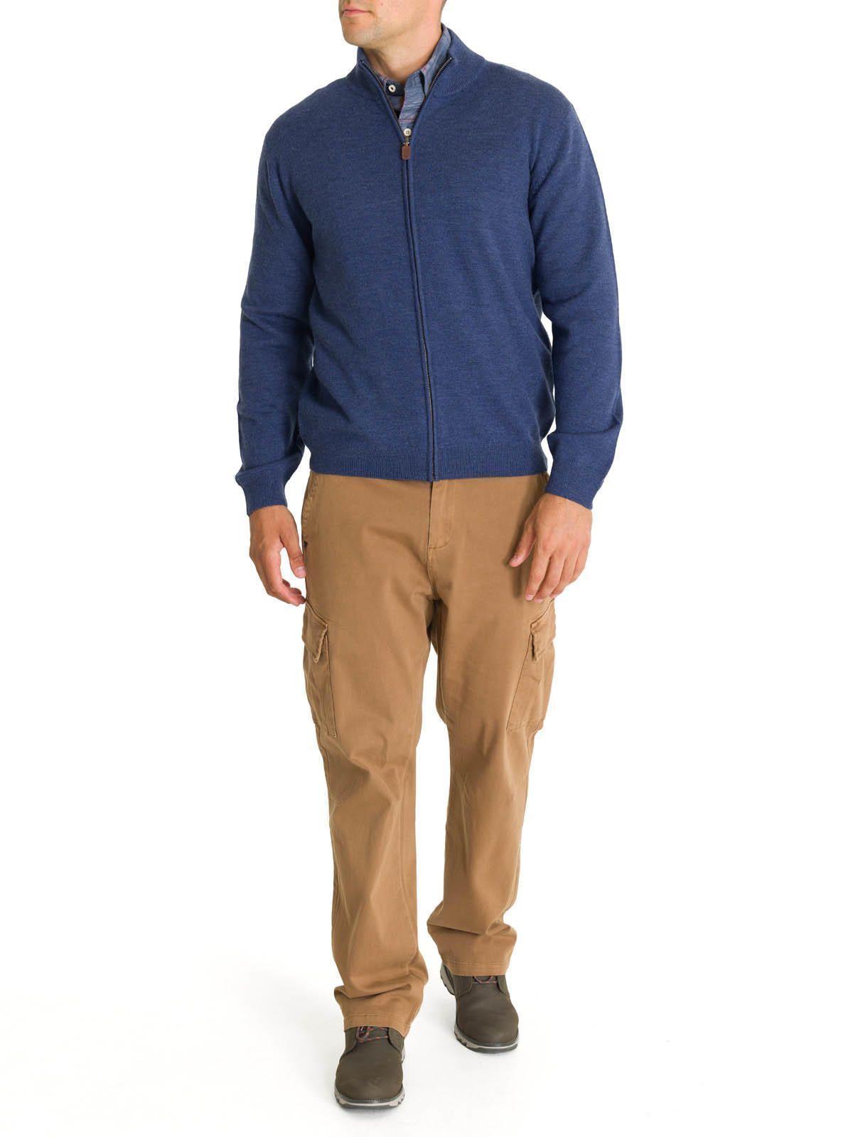 Chaleco Lana Merino Hombre Massafull Celeste-8