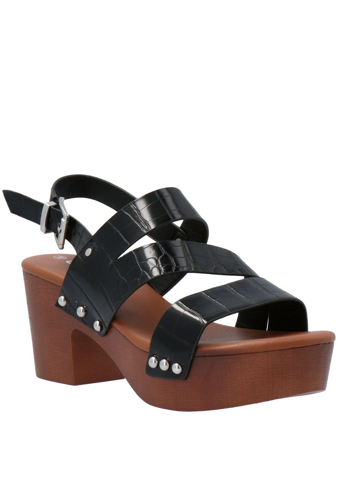 Sandalia Mujer Jofi Negro-0