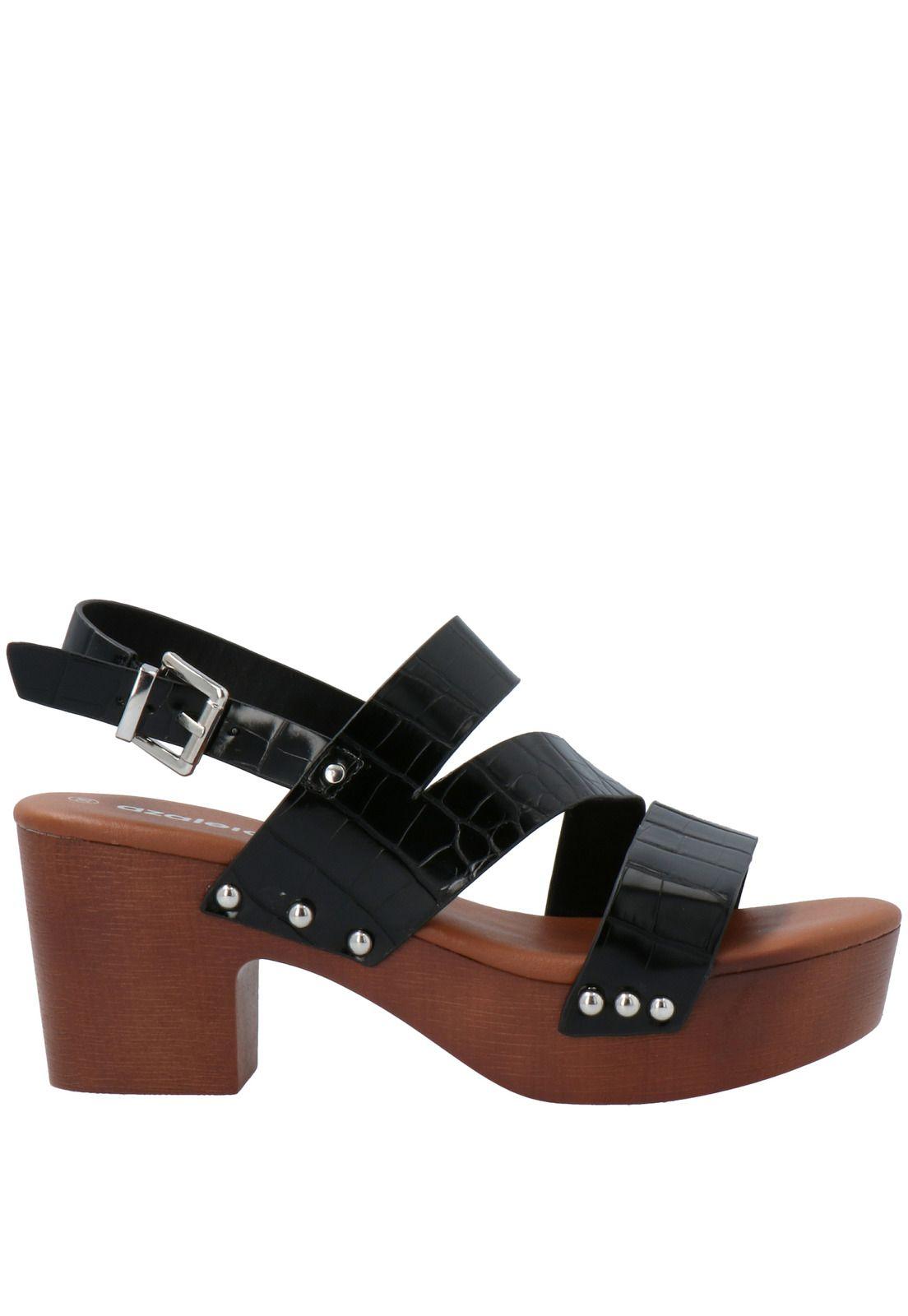 Sandalia Mujer Jofi Negro-1