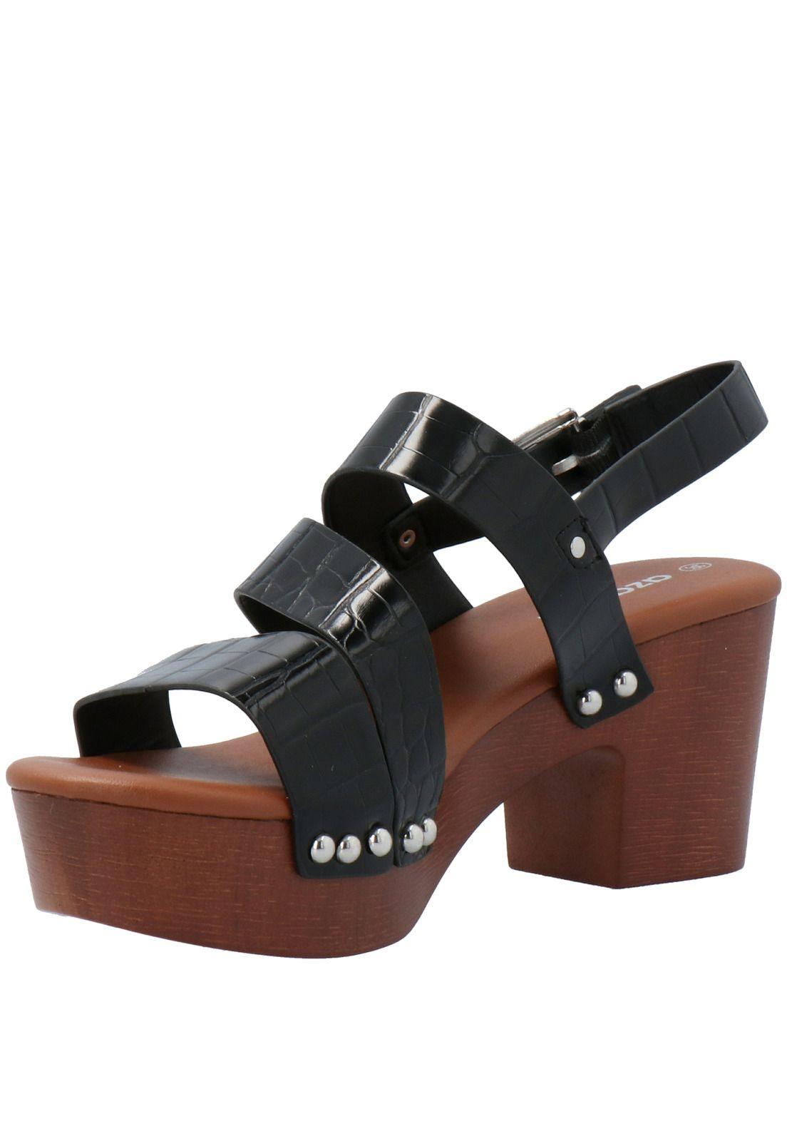 Sandalia Mujer Jofi Negro-3