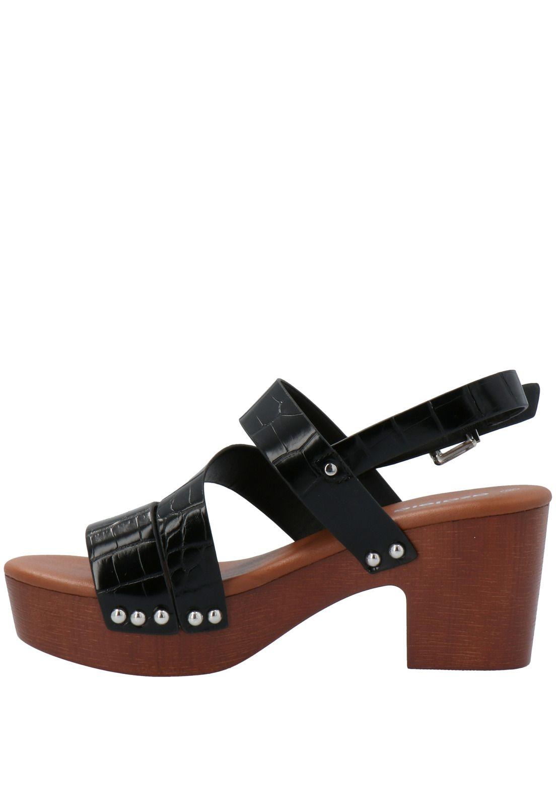 Sandalia Mujer Jofi Negro-4