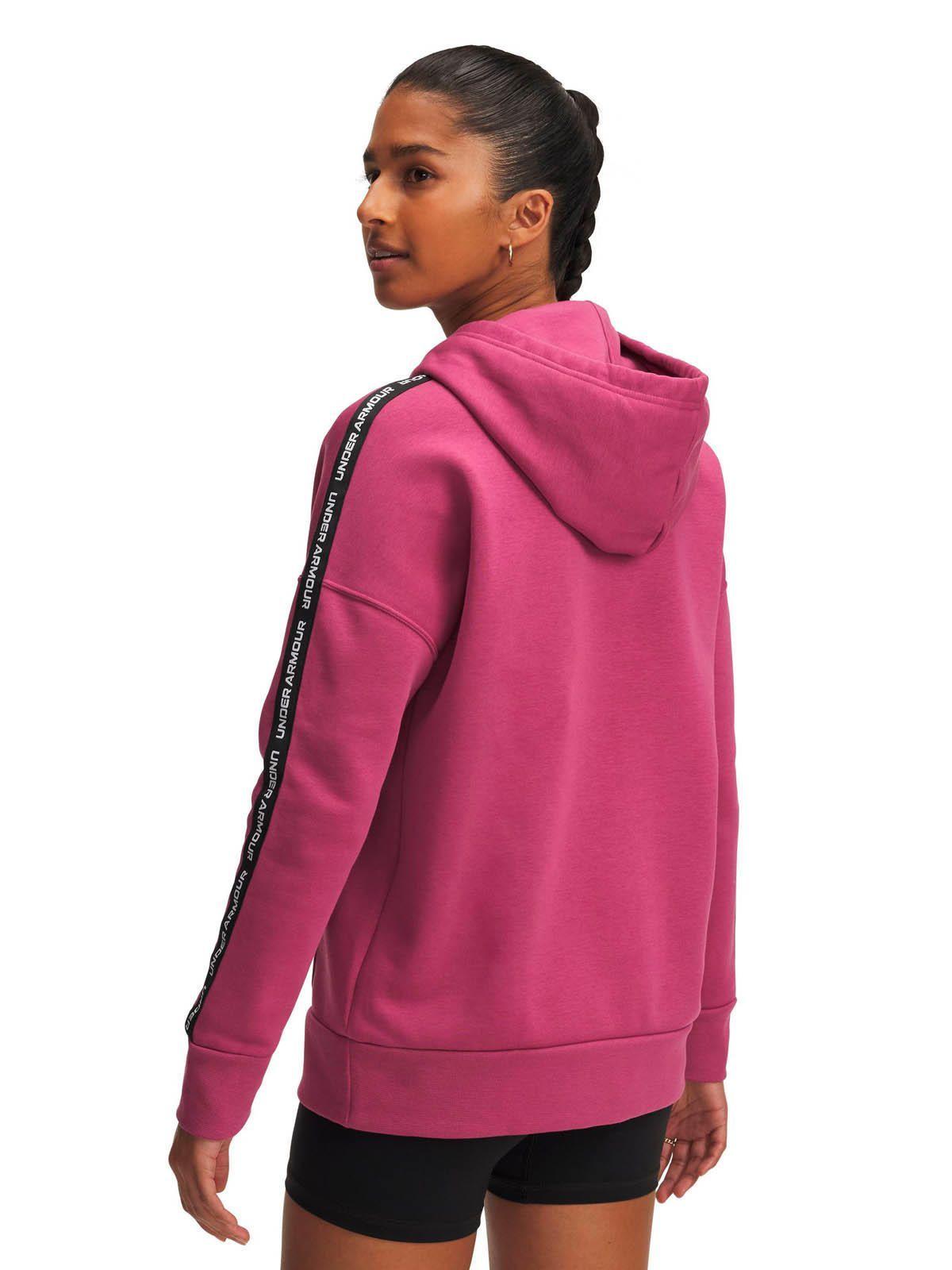 Poleron Lifestyle Mujer ICON FLEECE TAPD HDY Rojo -1