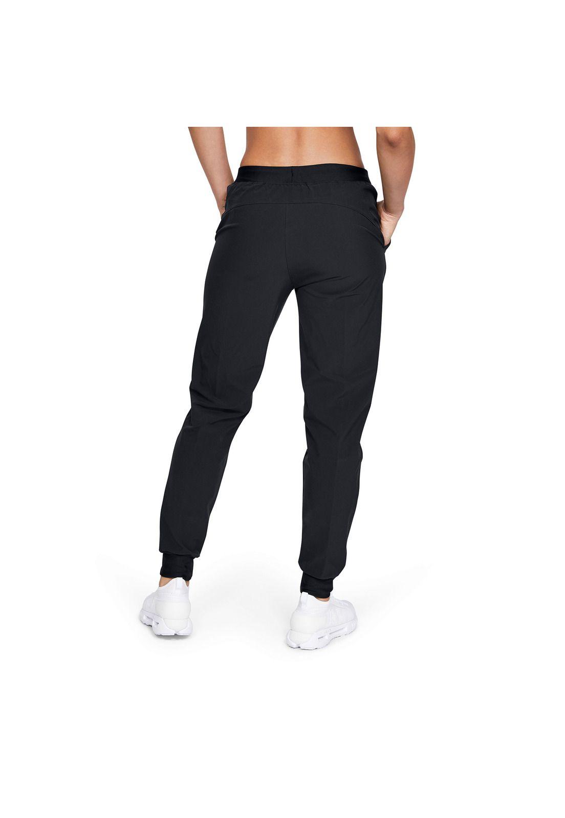 Pantalón Mujer UA Armour Sport Wove Negro-4