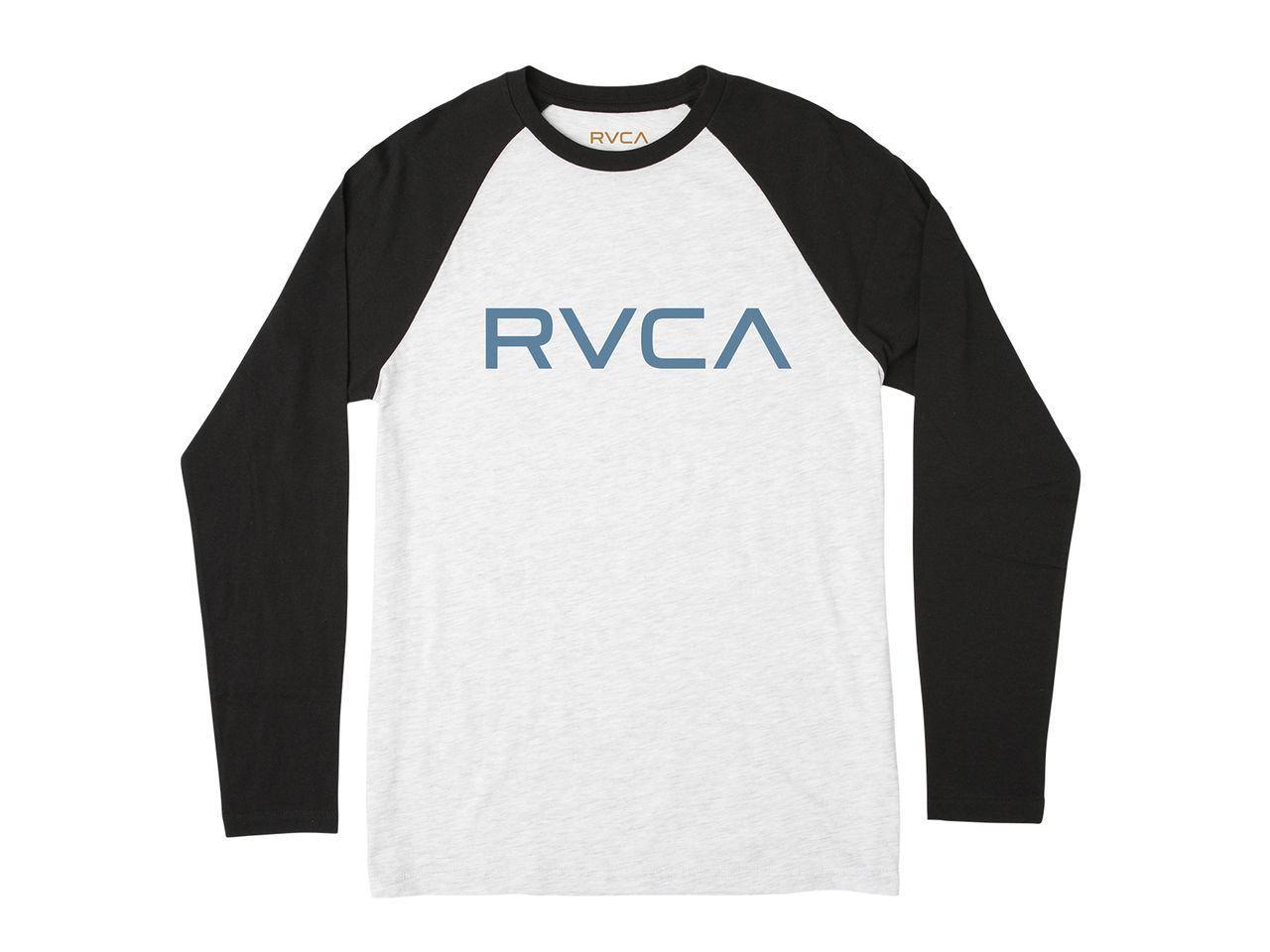 Polera Manga Larga Big Rvca Ls White/Black-0