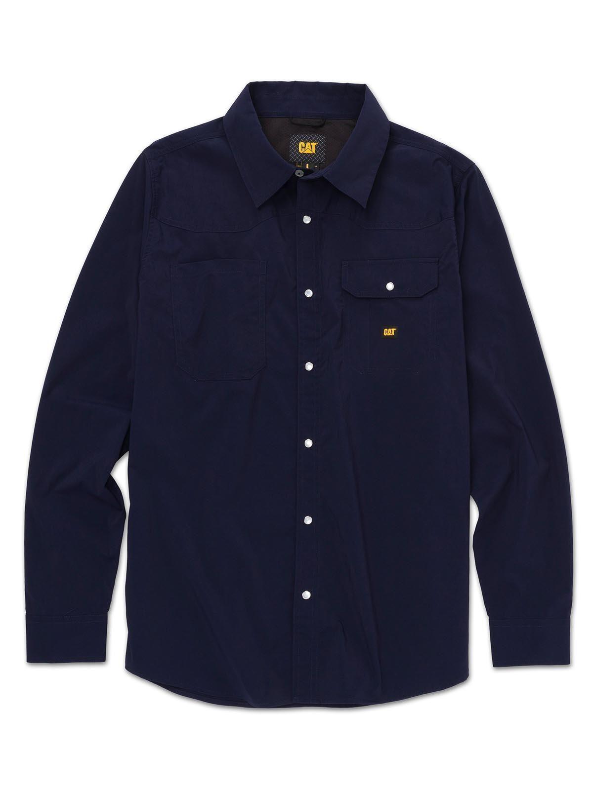 Camisa Lightweight Western Azul Marino Hombre-0