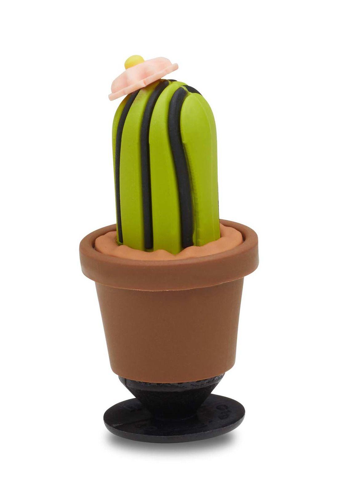 Jibbitz Flor De Cactus 3D Verde-0