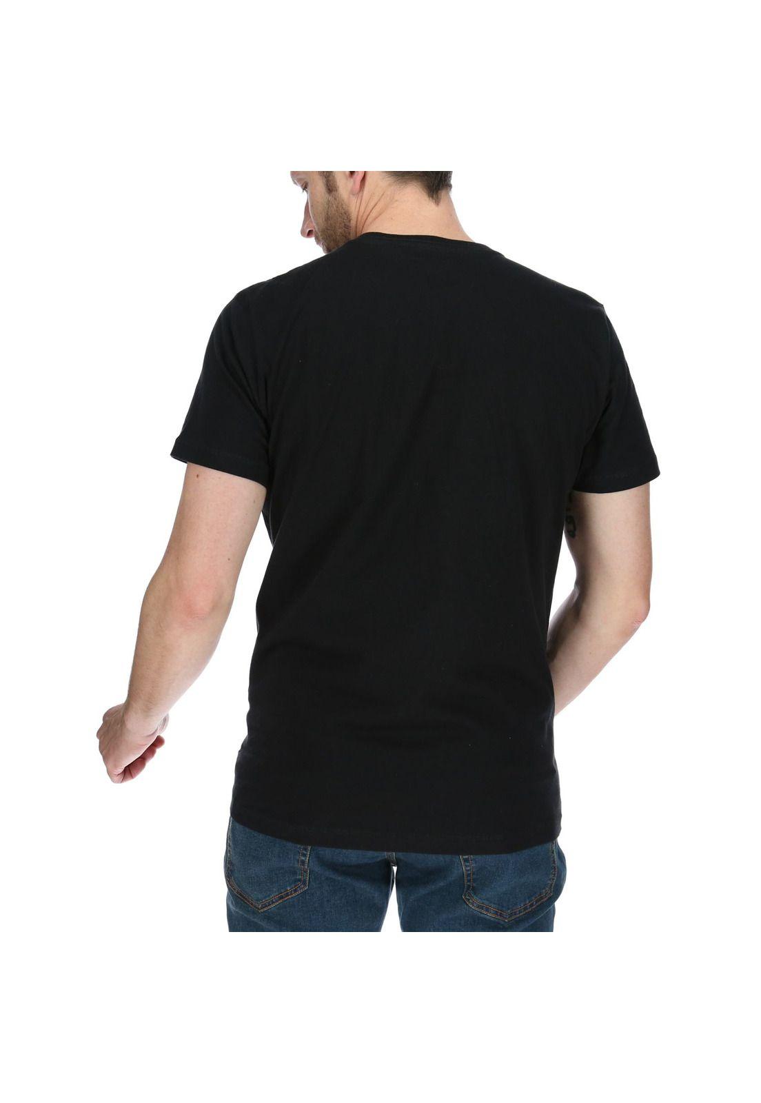 Polera Mc Hombre Retro Diesel Tee Negro-2