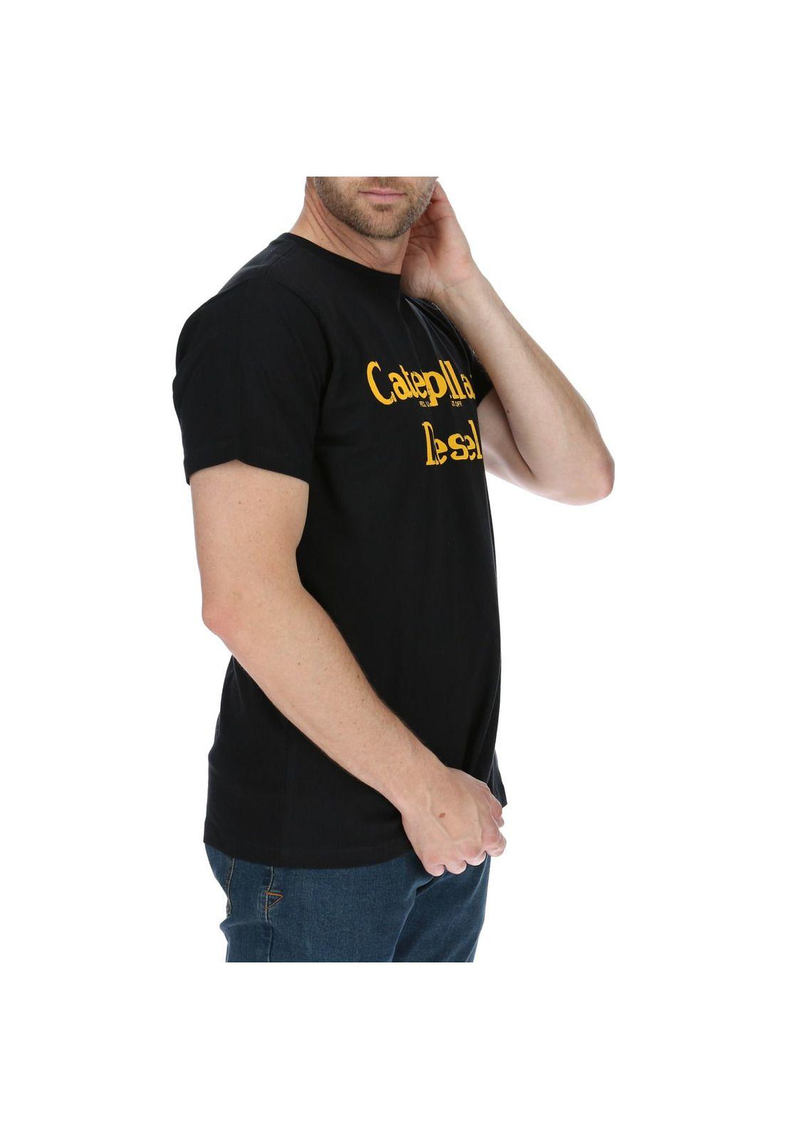 Polera Mc Hombre Retro Diesel Tee Negro-3