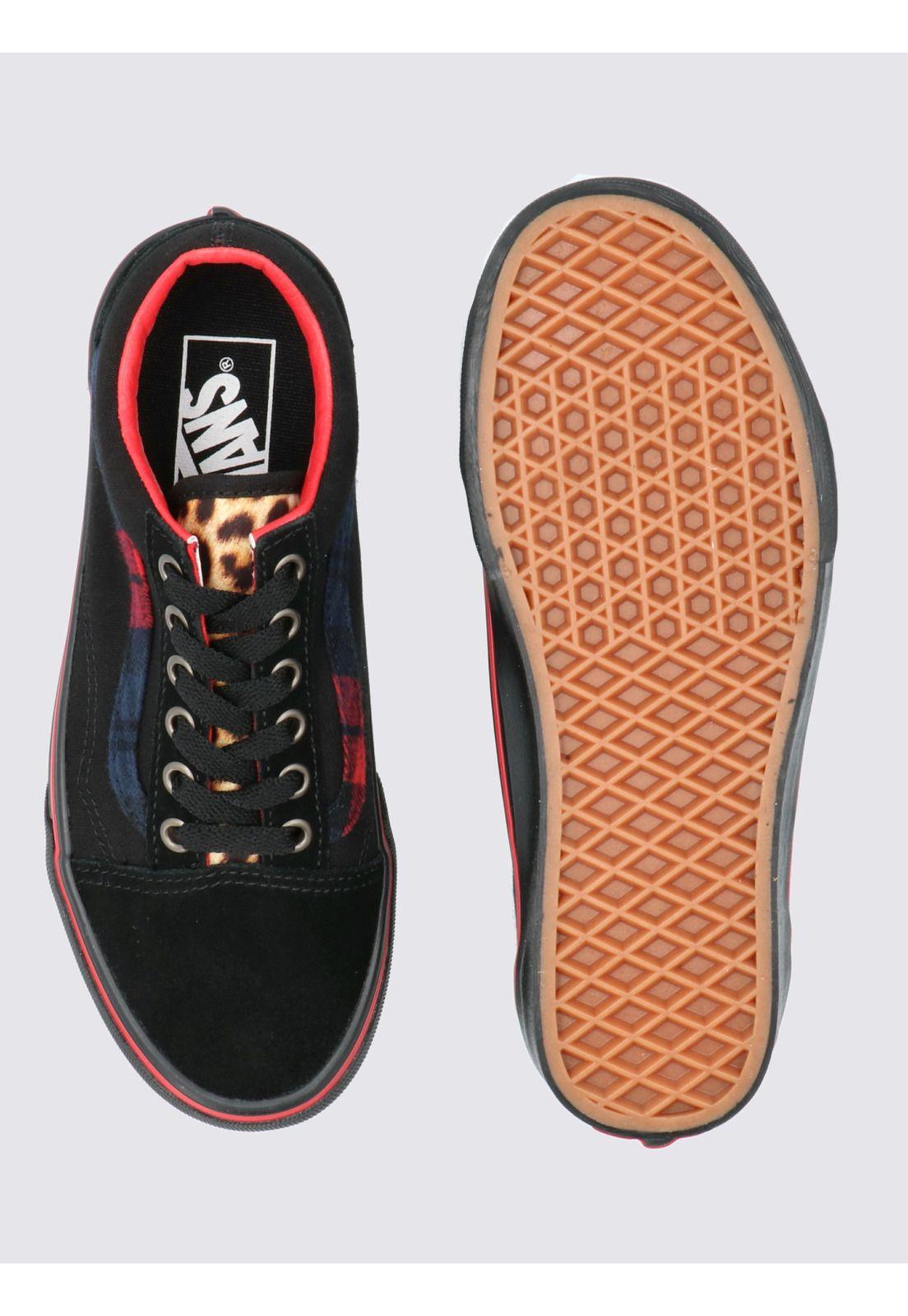 Zapatilla Urbana Mujer Old Skool Negro-3