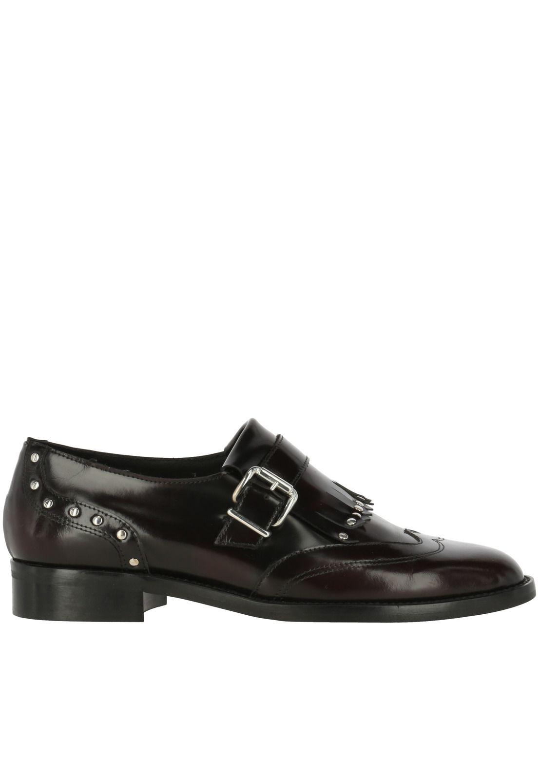 Zapatilla C/Cana Cuero Mujer Ansgar Burdeo-3