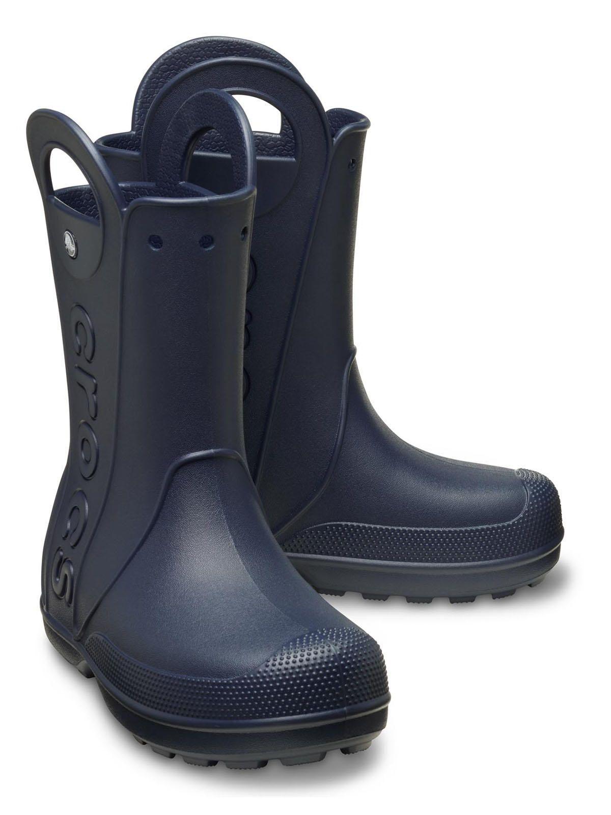 Bota de Agua Crocs Mujer Handle It Rain Boot Azul-4