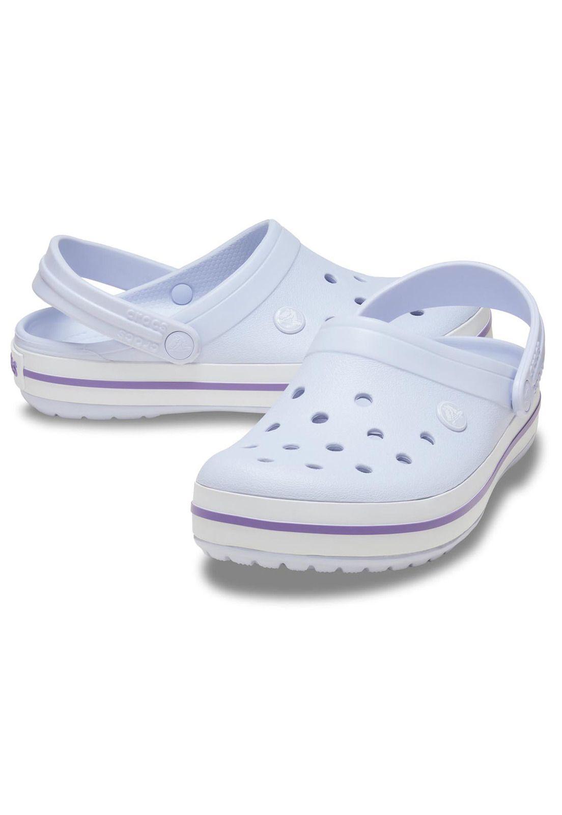 Zueco Crocs Mujer Crocband Clog Morado-1
