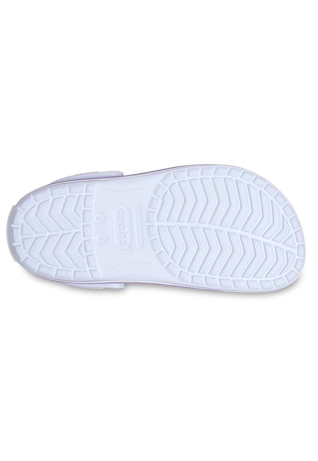 Zueco Crocs Mujer Crocband Clog Morado-4