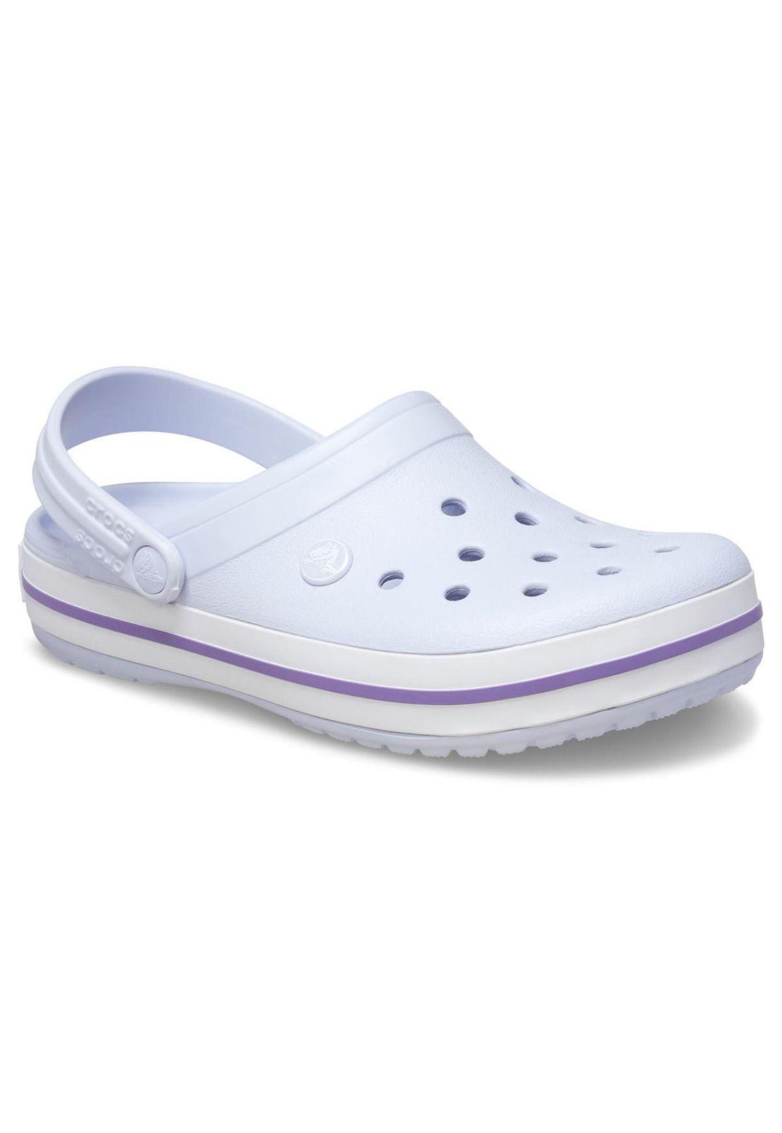 Zueco Crocs Mujer Crocband Clog Morado-5