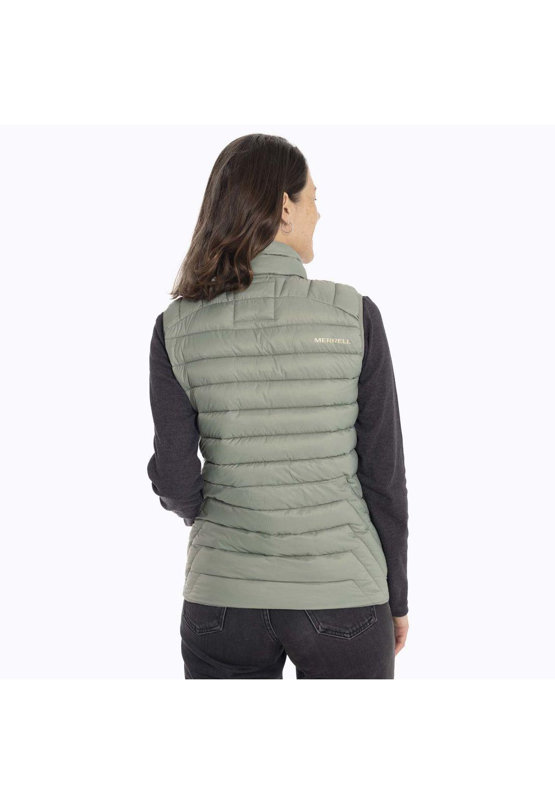 Parka Sin Mangas Mujer Innoko Vest Verde Merrell-3