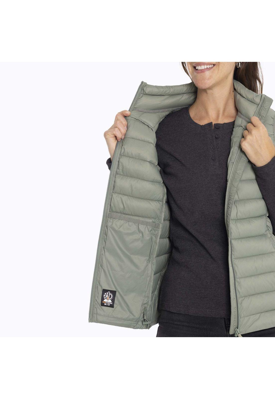 Parka Sin Mangas Mujer Innoko Vest Verde Merrell-4