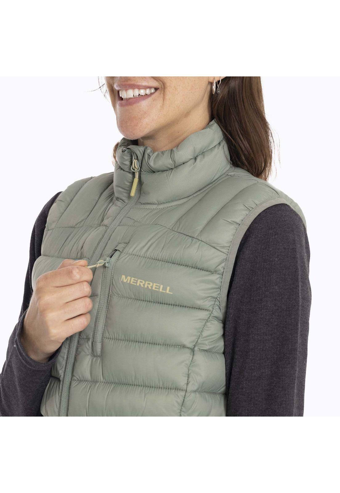 Parka Sin Mangas Mujer Innoko Vest Verde Merrell-6