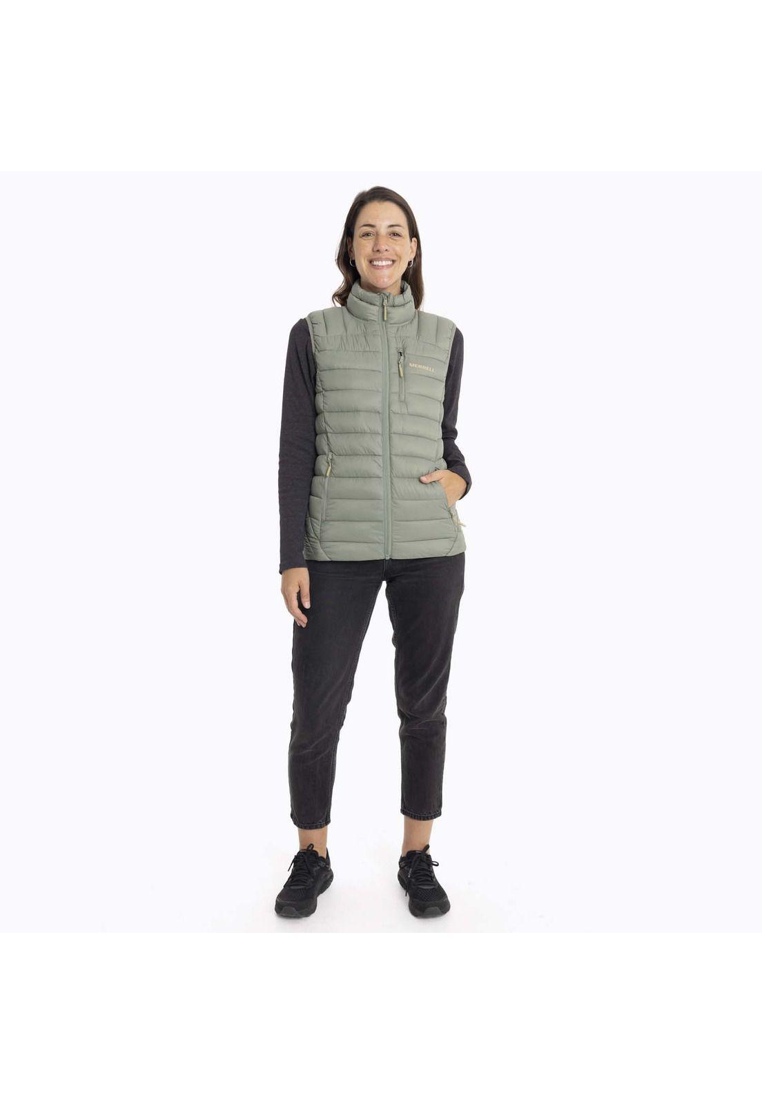 Parka Sin Mangas Mujer Innoko Vest Verde Merrell-8