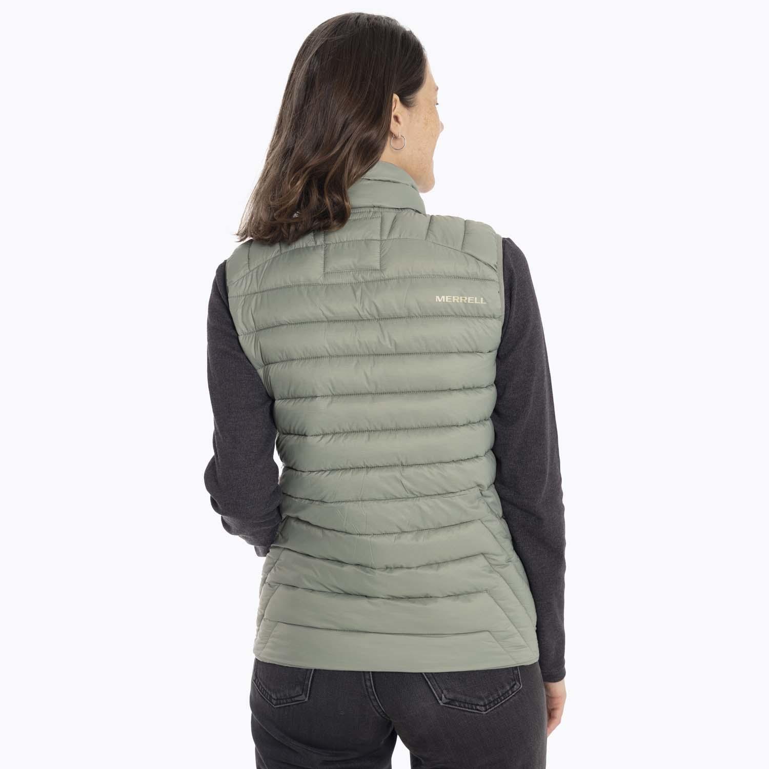 Parka Sin Mangas Mujer Innoko Vest Verde Merrell-3