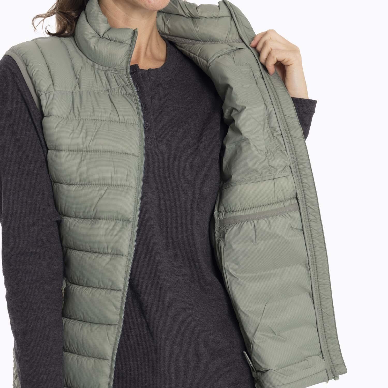 Parka Sin Mangas Mujer Innoko Vest Verde Merrell-5