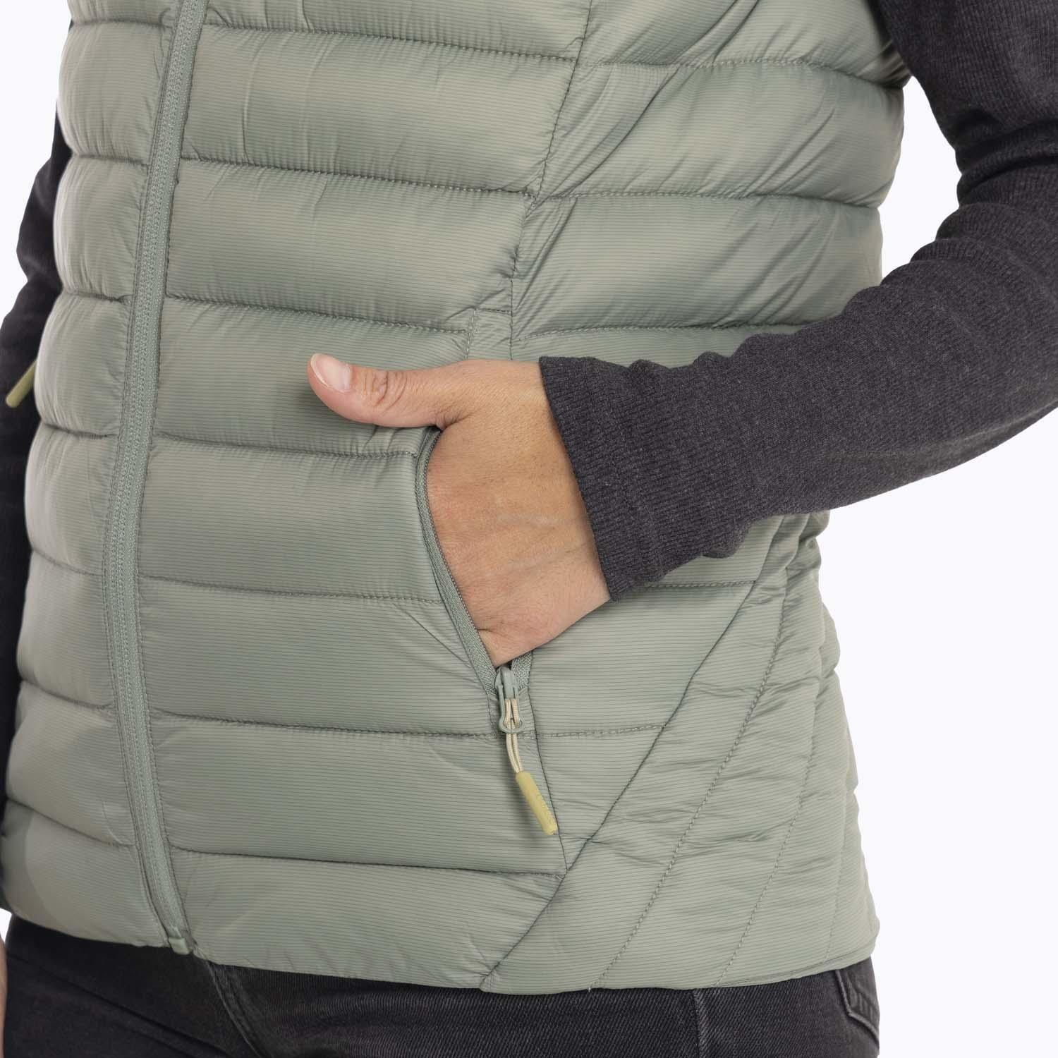 Parka Sin Mangas Mujer Innoko Vest Verde Merrell-7