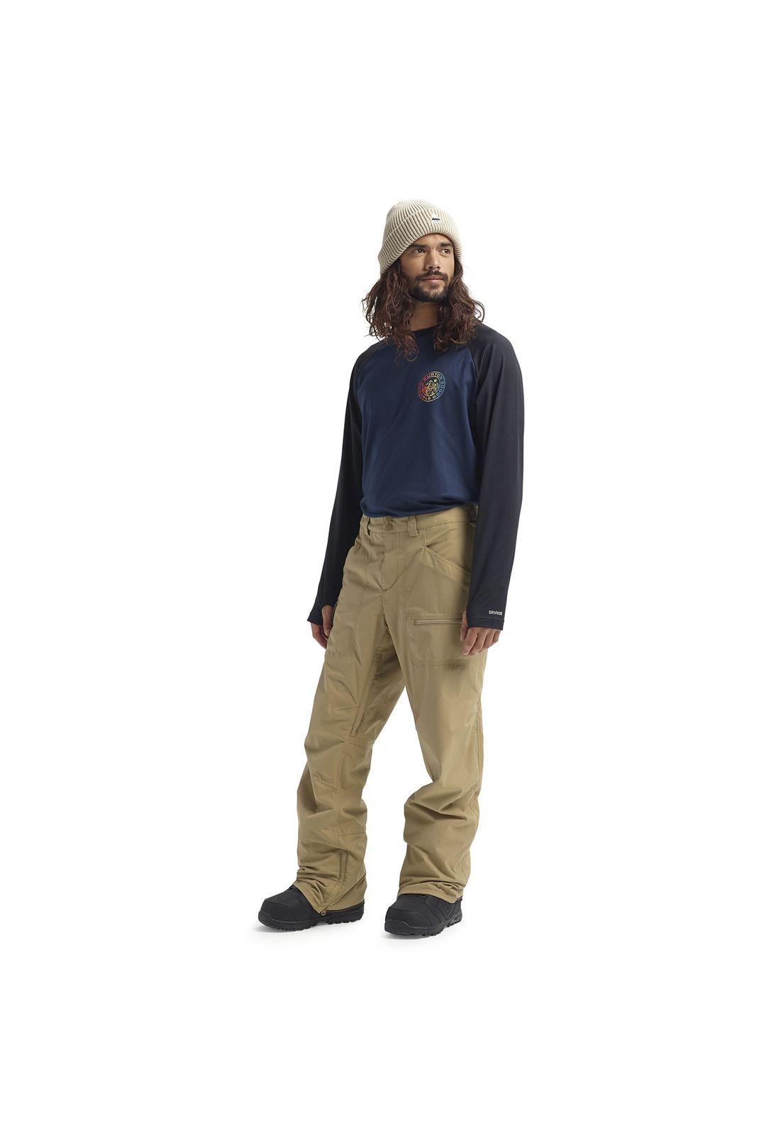 Pantalón De Nieve Hombre Covert Beige-6