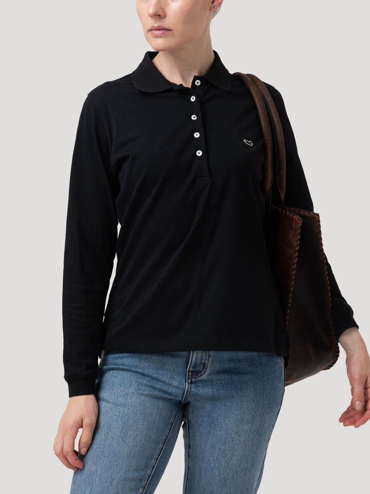 Polera Algodón Mujer Godwin Azul-4