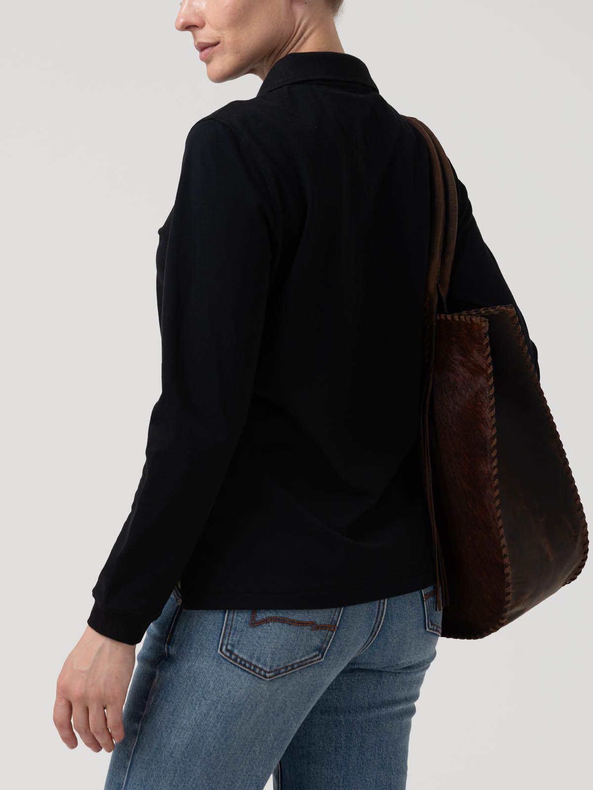 Polera Algodón Mujer Godwin Azul-5