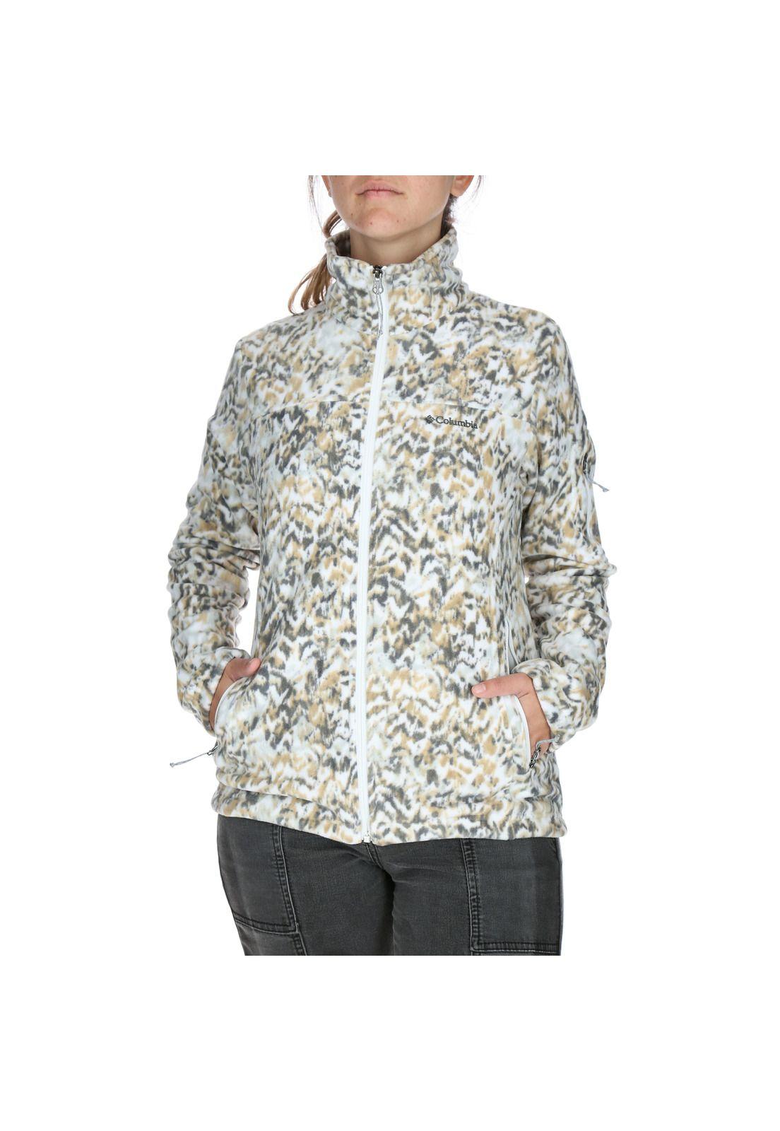 Chaqueta Mujer Fast Trek Print Jkt Blanco-0