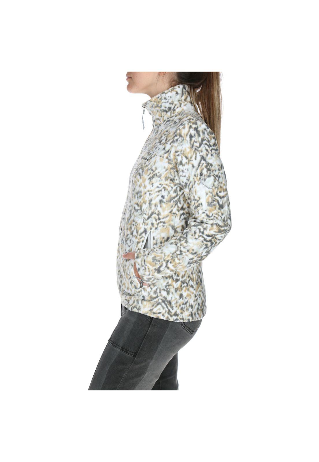 Chaqueta Mujer Fast Trek Print Jkt Blanco-1